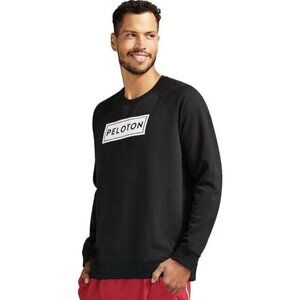 Mens Peloton‎ Heritage Fleece Lined Pullover Sweatshirt Sz Large Front Logo New